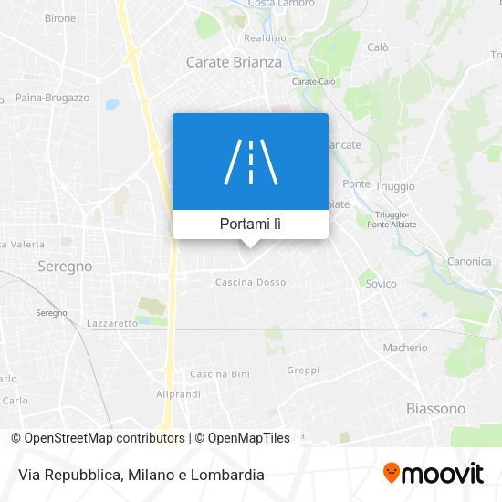 Mappa Via Repubblica