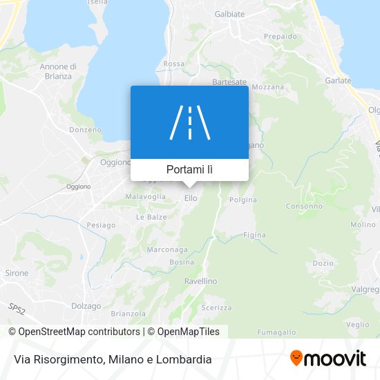 Mappa Via Risorgimento