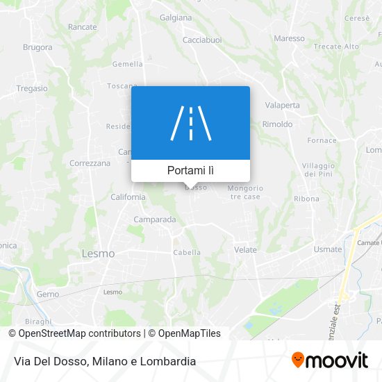 Mappa Via Del Dosso