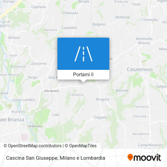 Mappa Cascina San Giuseppe