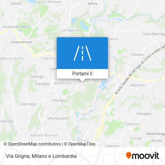 Mappa Via Grigna