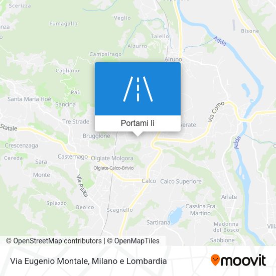 Mappa Via Eugenio Montale