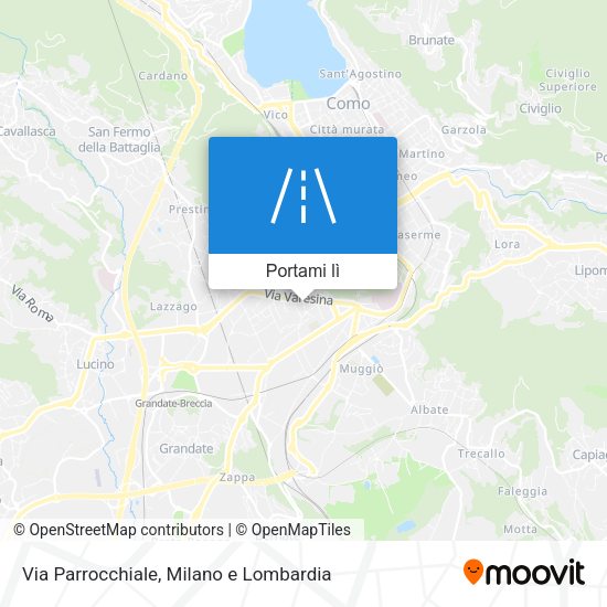 Mappa Via Parrocchiale