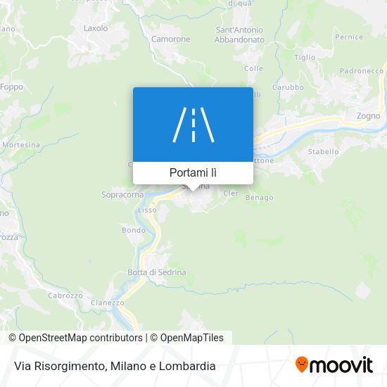 Mappa Via Risorgimento