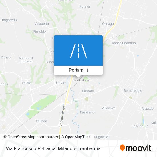 Mappa Via Francesco Petrarca
