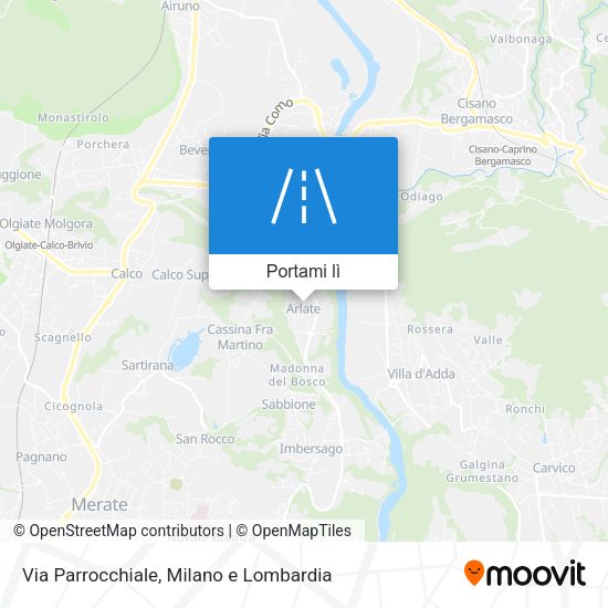 Mappa Via Parrocchiale