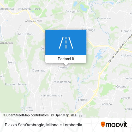 Mappa Piazza Sant'Ambrogio