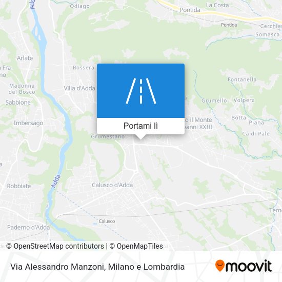 Mappa Via Alessandro Manzoni