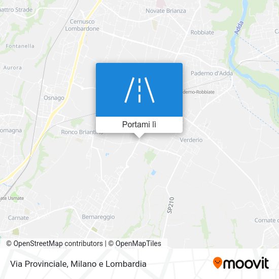 Mappa Via Provinciale