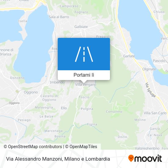 Mappa Via Alessandro Manzoni
