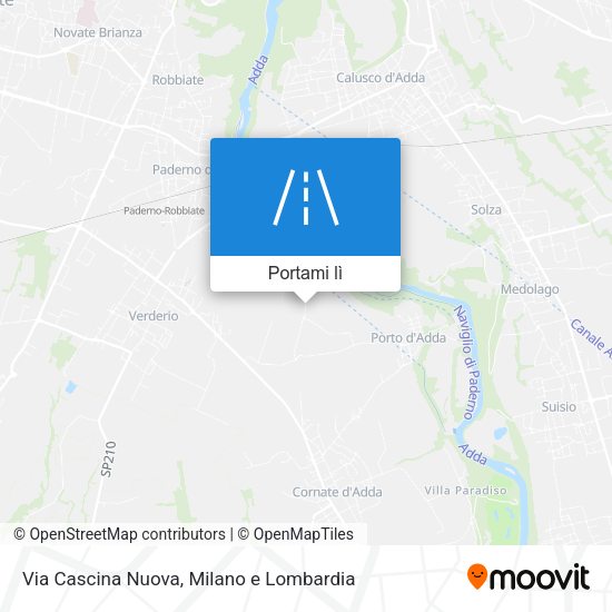 Mappa Via Cascina Nuova