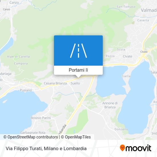 Mappa Via Filippo Turati