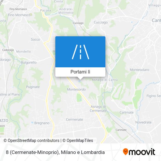 Mappa 8 (Cermenate-Minoprio)