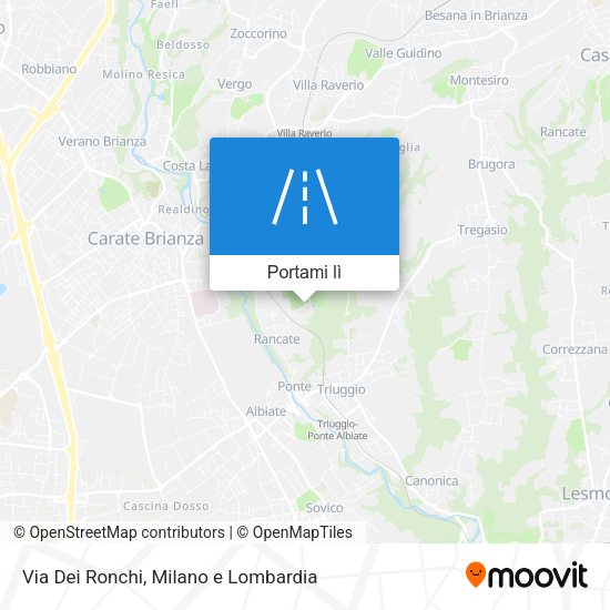 Mappa Via Dei Ronchi
