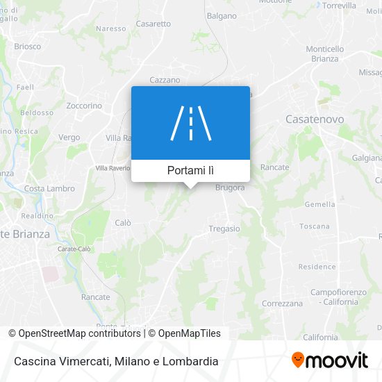 Mappa Cascina Vimercati
