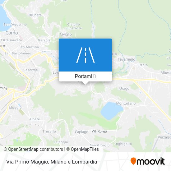 Mappa Via Primo Maggio