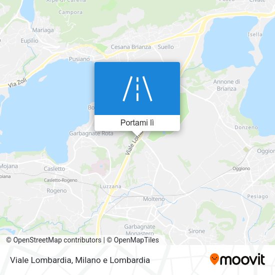 Mappa Viale Lombardia