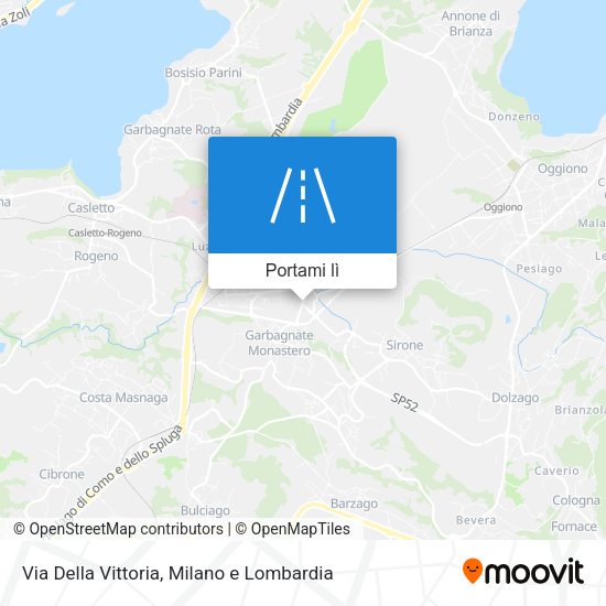 Mappa Via Della Vittoria