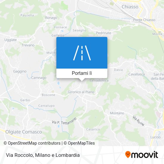 Mappa Via Roccolo