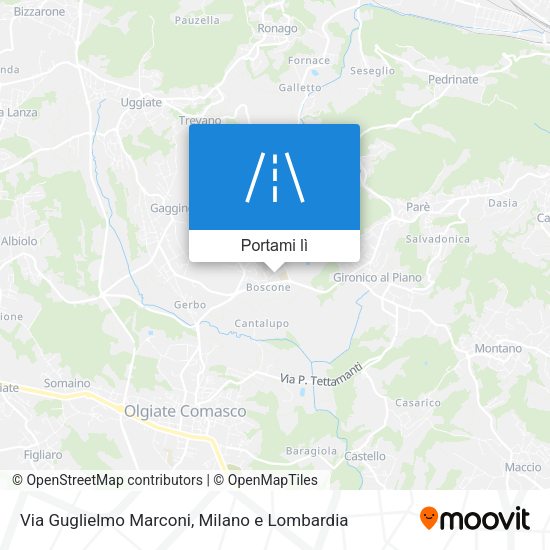 Mappa Via Guglielmo Marconi