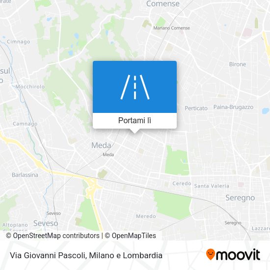 Mappa Via Giovanni Pascoli