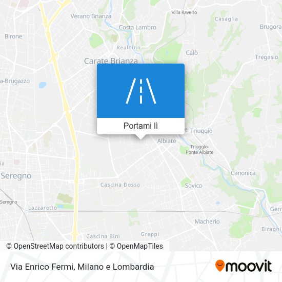 Mappa Via Enrico Fermi