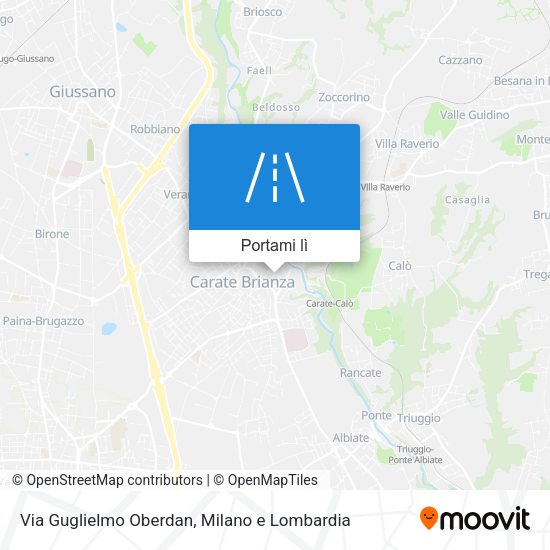 Mappa Via Guglielmo Oberdan