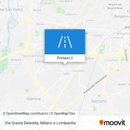 Mappa Via Grazia Deledda