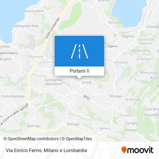 Mappa Via Enrico Fermi