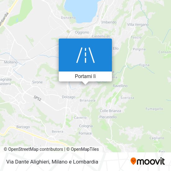 Mappa Via Dante Alighieri