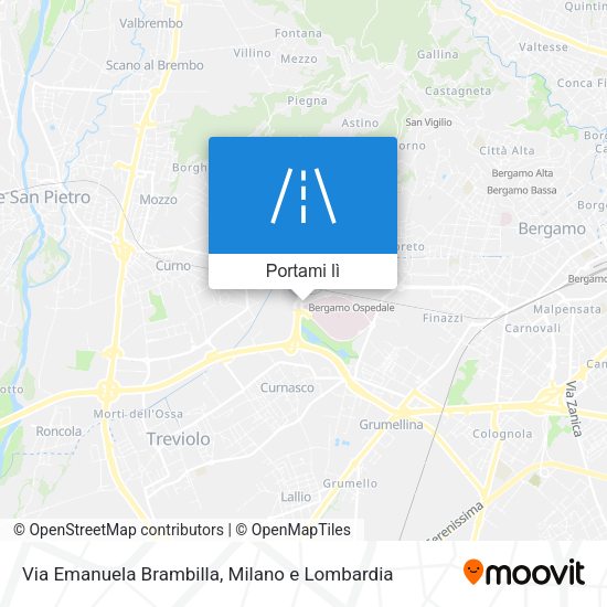 Mappa Via Emanuela Brambilla