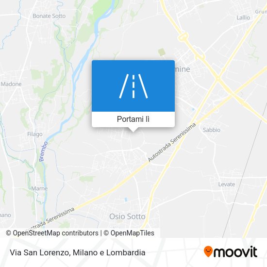 Mappa Via San Lorenzo