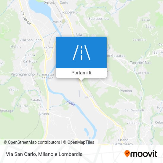 Mappa Via San Carlo