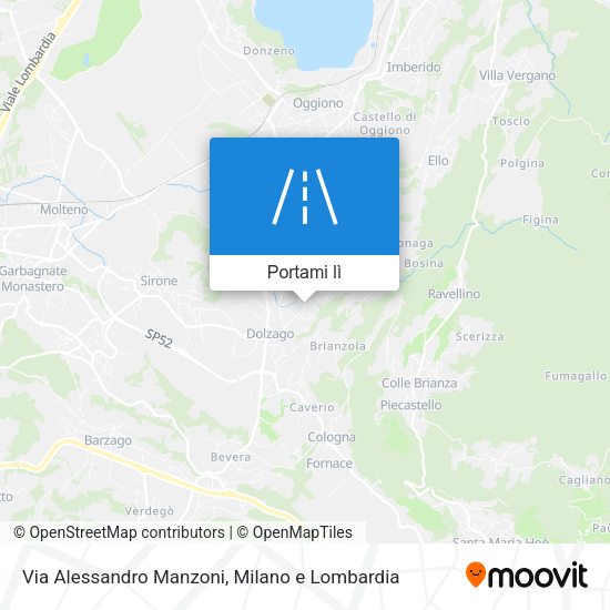 Mappa Via Alessandro Manzoni