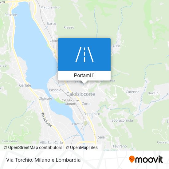 Mappa Via Torchio