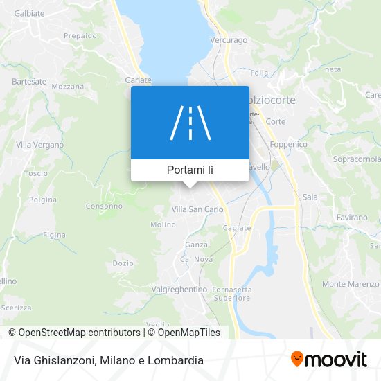 Mappa Via Ghislanzoni