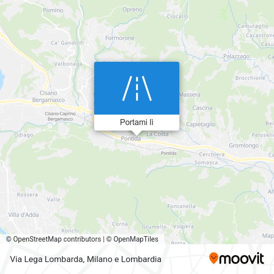 Mappa Via Lega Lombarda