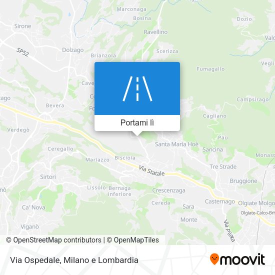 Mappa Via Ospedale