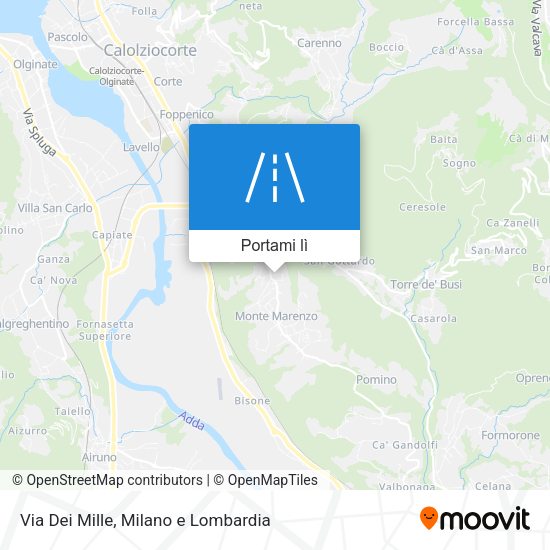 Mappa Via Dei Mille