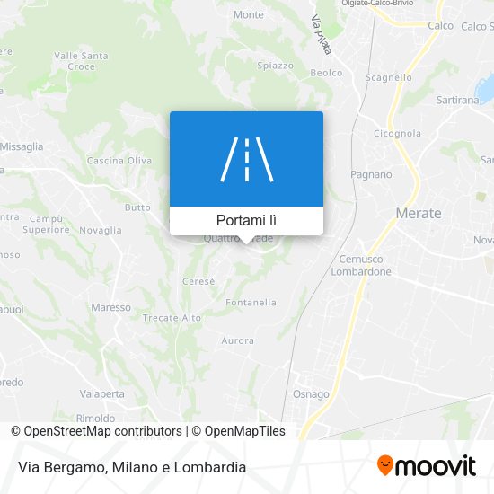Mappa Via Bergamo