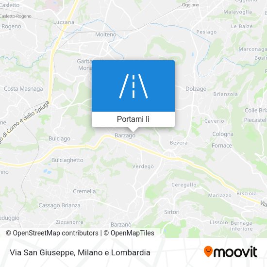 Mappa Via San Giuseppe