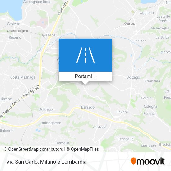 Mappa Via San Carlo