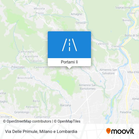 Mappa Via Delle Primule