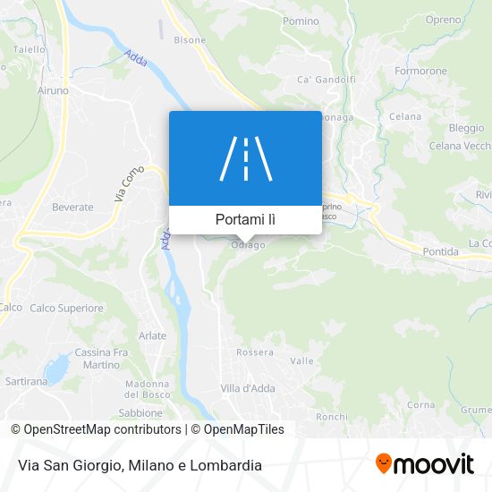 Mappa Via San Giorgio