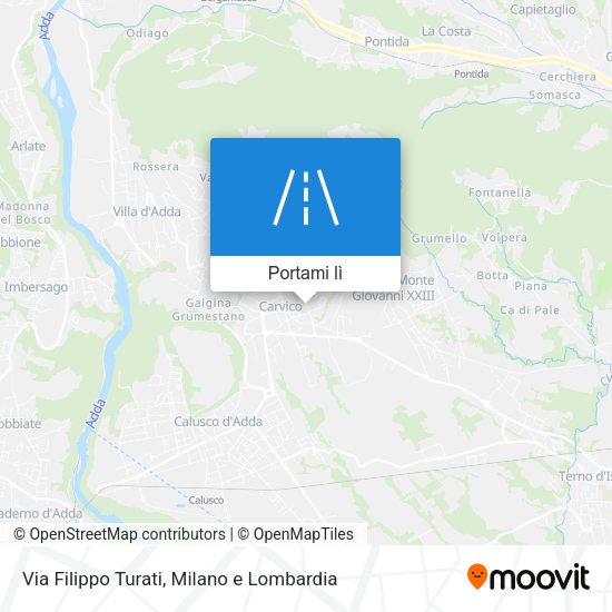 Mappa Via Filippo Turati