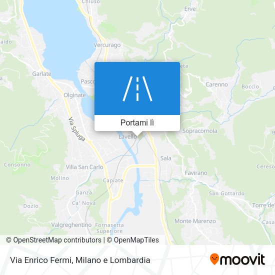 Mappa Via Enrico Fermi