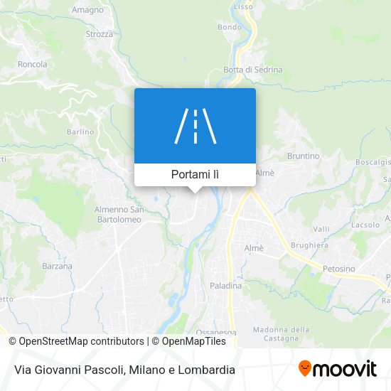 Mappa Via Giovanni Pascoli