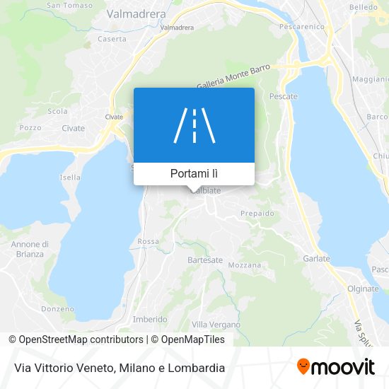 Mappa Via Vittorio Veneto