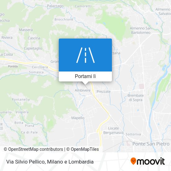 Mappa Via Silvio Pellico