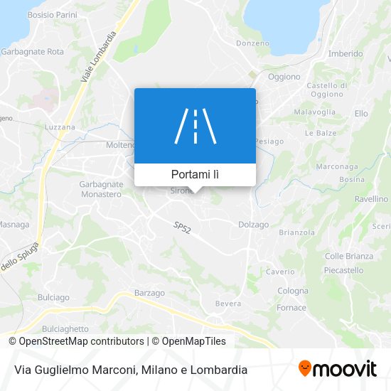 Mappa Via Guglielmo Marconi